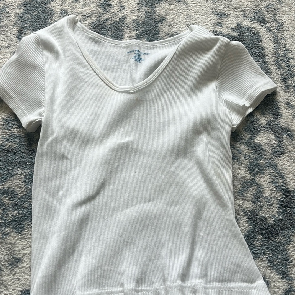 cropped basic brandy melville t-shirt